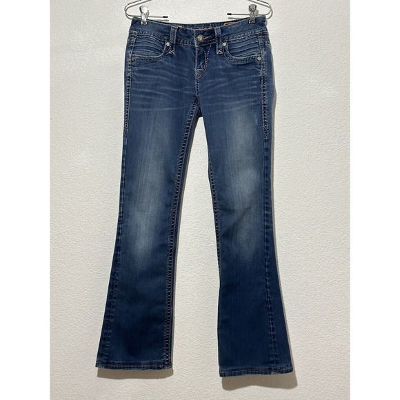 Rock By Rock Revival Kacy Womens Size 26 Jeans Boot Cut Low Rise Measure 29x32 - Picture 1 of 10